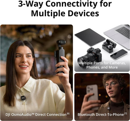 DJI Mic 3 (1 TX + 1 RX) + Lightning Adapter