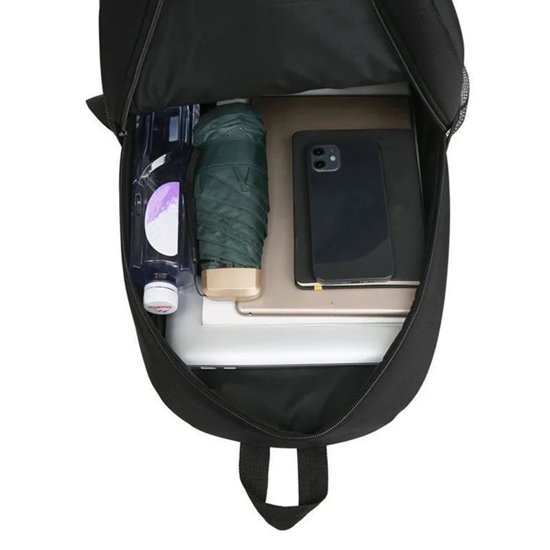Durable Water‑Repellent Oxford Laptop Rucksack Multi‑Zipper Business Backpack for Student Work Daily Travel Commuting