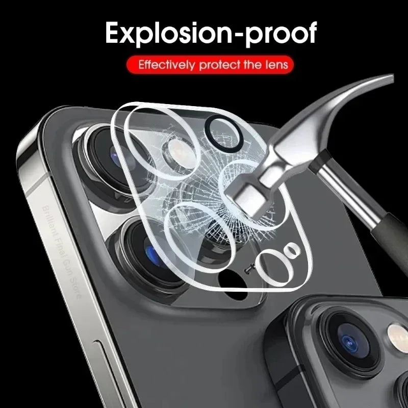 5Pcs Camera Lens Protector Glass for Iphone 15 11 12 14 Pro Max Mini Camera Protective Glass Film for Iphone 13 16 PRO MAX PLUS