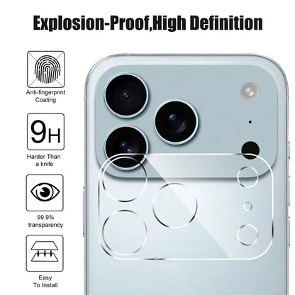 4PCS Camera Lens Protector for Iphone 17 Pro Max Lens Protective Glass for Iphone Air 17 16 15 14 Pro Max plus Tempered Glass