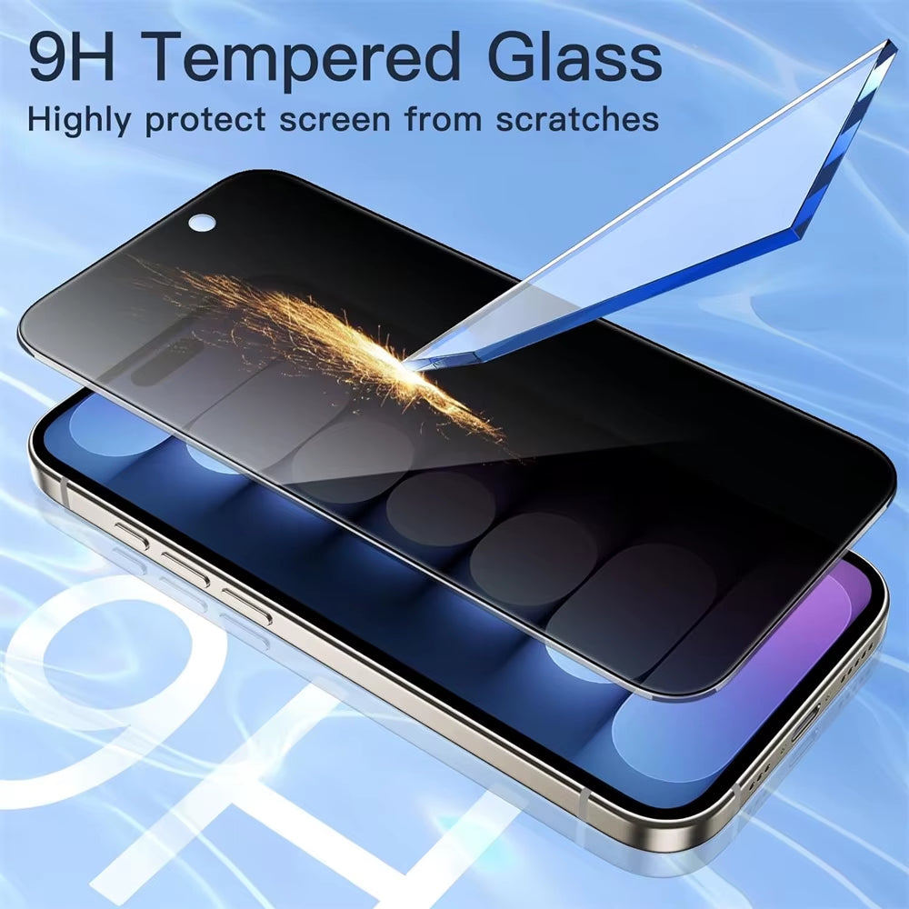 Privacy Screen Protector for Iphone 18 17 Pro Max Anti-Spy Glass for Iphone 16 15 14 13 12 11 Pro Max Privacy Film Iphone 17 Pro
