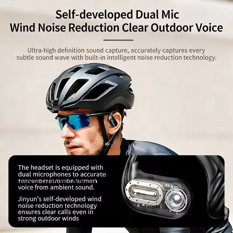 Wireless Bluetooth 5.3 Earbuds LED Runing Earphones Display Sports Earhook Headphones Deep Bass Hifi Stereo Noise Cancelling New