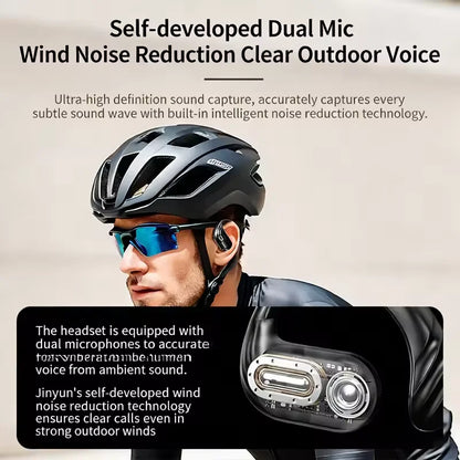 Wireless Bluetooth 5.3 Earbuds LED Runing Earphones Display Sports Earhook Headphones Deep Bass Hifi Stereo Noise Cancelling New