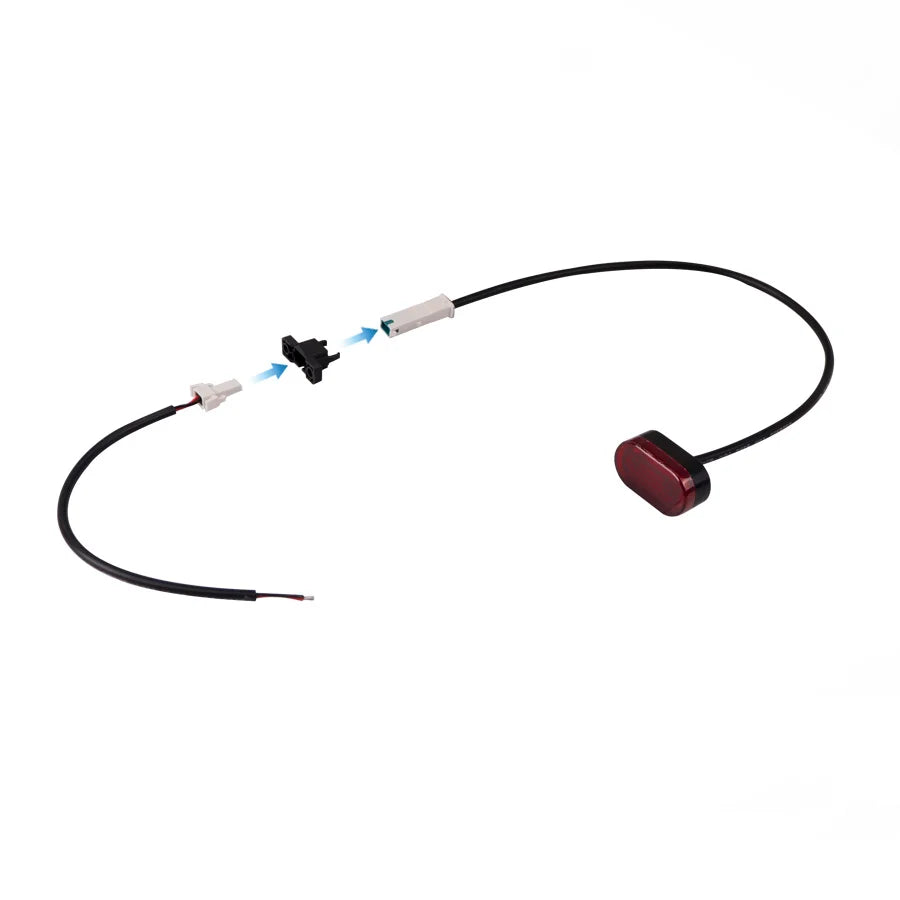 For Xiaomi Mijia MI M365 1S M187 Pro E-Scooter Tire Splash Fender with Rear Taillight Front Back Guard Mudguard Screw Line Parts