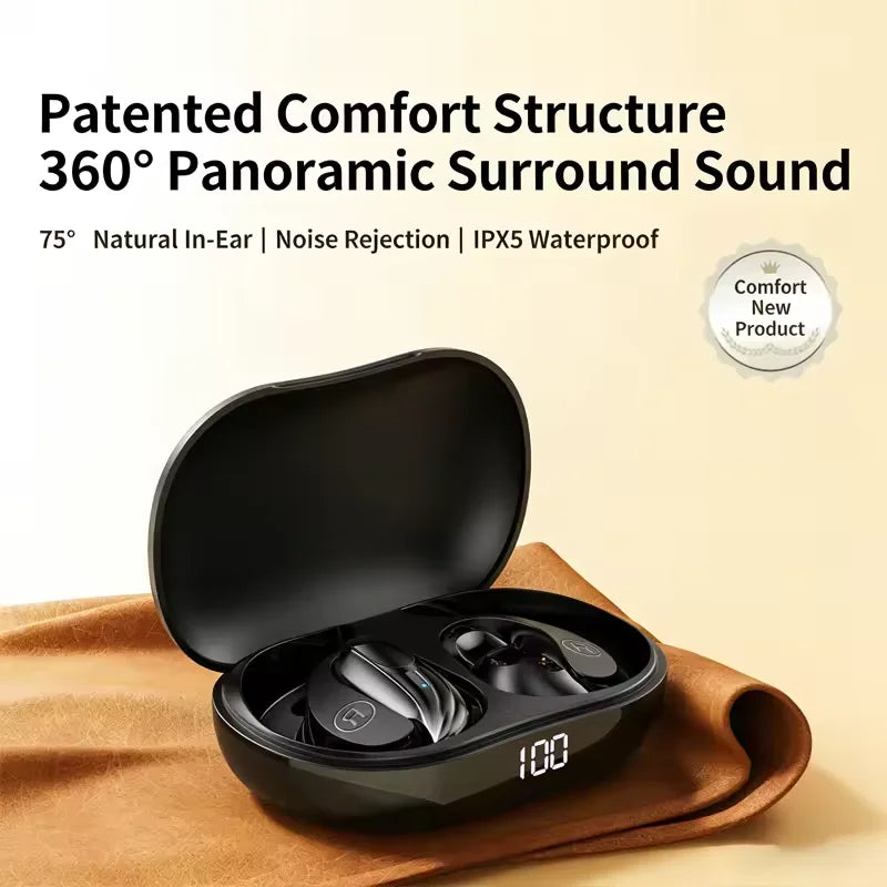 Wireless Bluetooth 5.3 Earbuds LED Runing Earphones Display Sports Earhook Headphones Deep Bass Hifi Stereo Noise Cancelling New