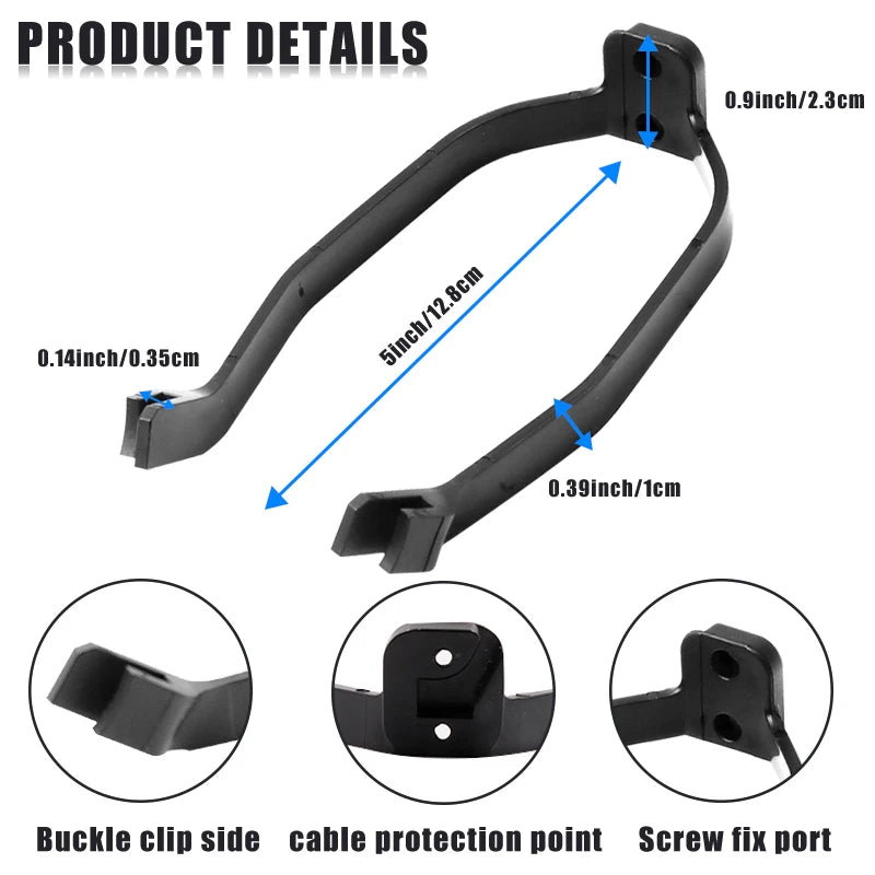 For Xiaomi Mijia MI M365 1S M187 Pro E-Scooter Tire Splash Fender with Rear Taillight Front Back Guard Mudguard Screw Line Parts