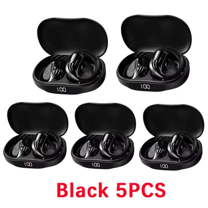 Wireless Bluetooth 5.3 Earbuds LED Runing Earphones Display Sports Earhook Headphones Deep Bass Hifi Stereo Noise Cancelling New