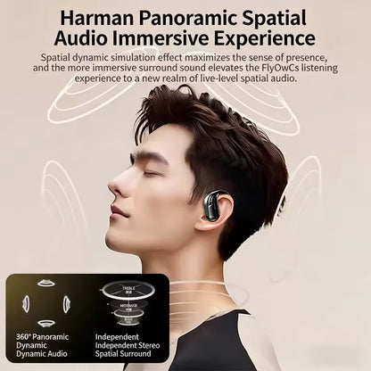 Wireless Bluetooth 5.3 Earbuds LED Runing Earphones Display Sports Earhook Headphones Deep Bass Hifi Stereo Noise Cancelling New