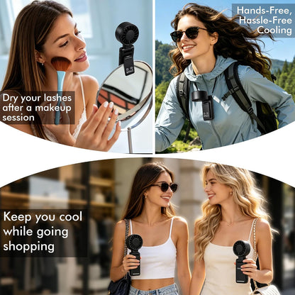Portable Handheld Turbo Fan 5 Speed Personal Fan